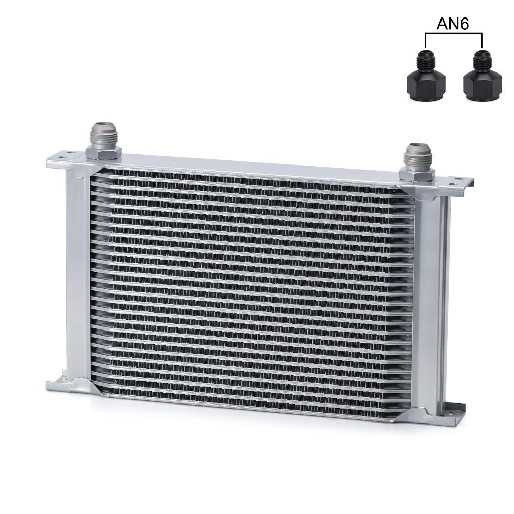 

AN10 Алюмінієвий радіатор 7/10/13/16/19/25/30 рядів британського типу автомобільного масляного радіатора двигуна Заміна радіатора охолодження Універсальний кулер 25 ROW срібний