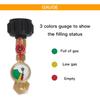 Brass Propane Refill Adapter For 1 Lb Tanks With Guage Convert 20 Lbs LPG Tank To 1Lb Propane Cylinder