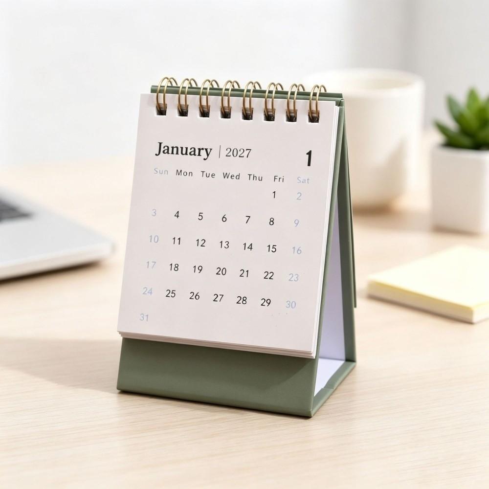 2027 Desk Calendar Monthly Planner Planner Calendar New Memo Calendar Student Planning