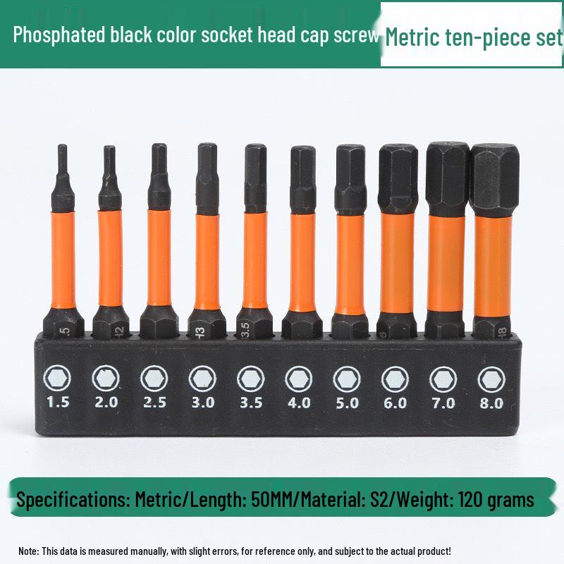 Chunfeng German Hex Bit Electric Screwdriver Set with Strong Magnetic Extension and High Hardness