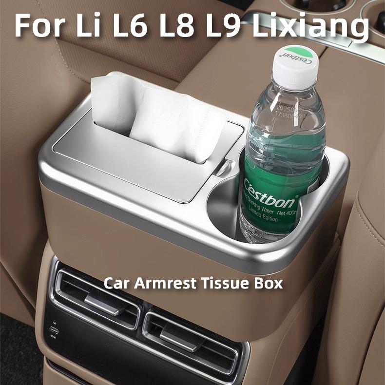 For Li L6 L8 L9 Lixiang Car Armrest Tissue Box