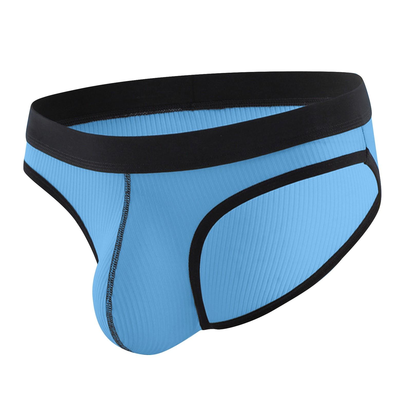 

Мужское мягкое сексуальное дышащее модное нижнее белье, влагоотводящее нижнее белье синий