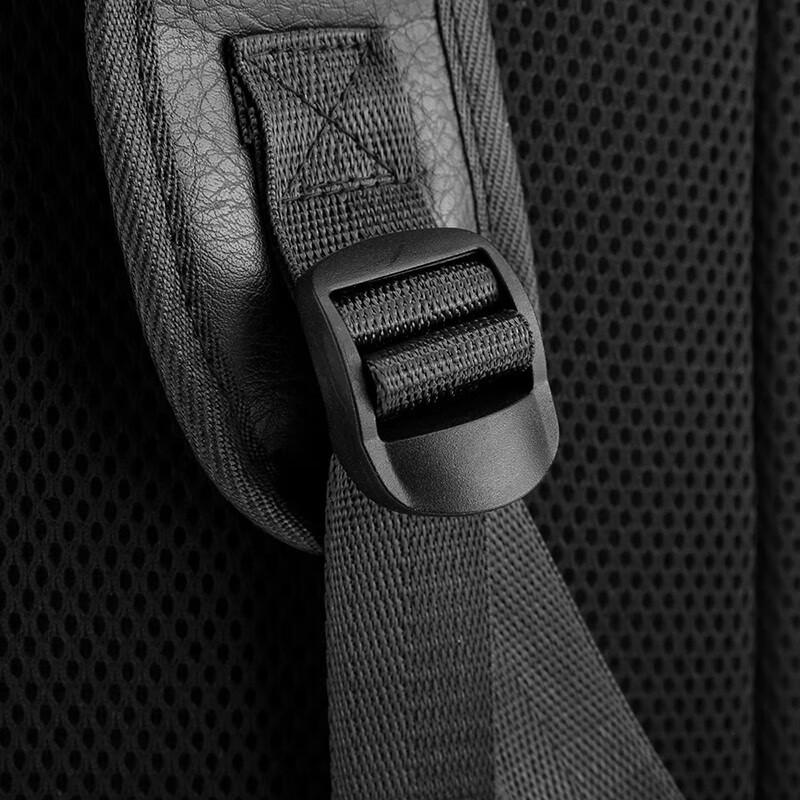 ZMN Business Casual Leather-Style Backpack