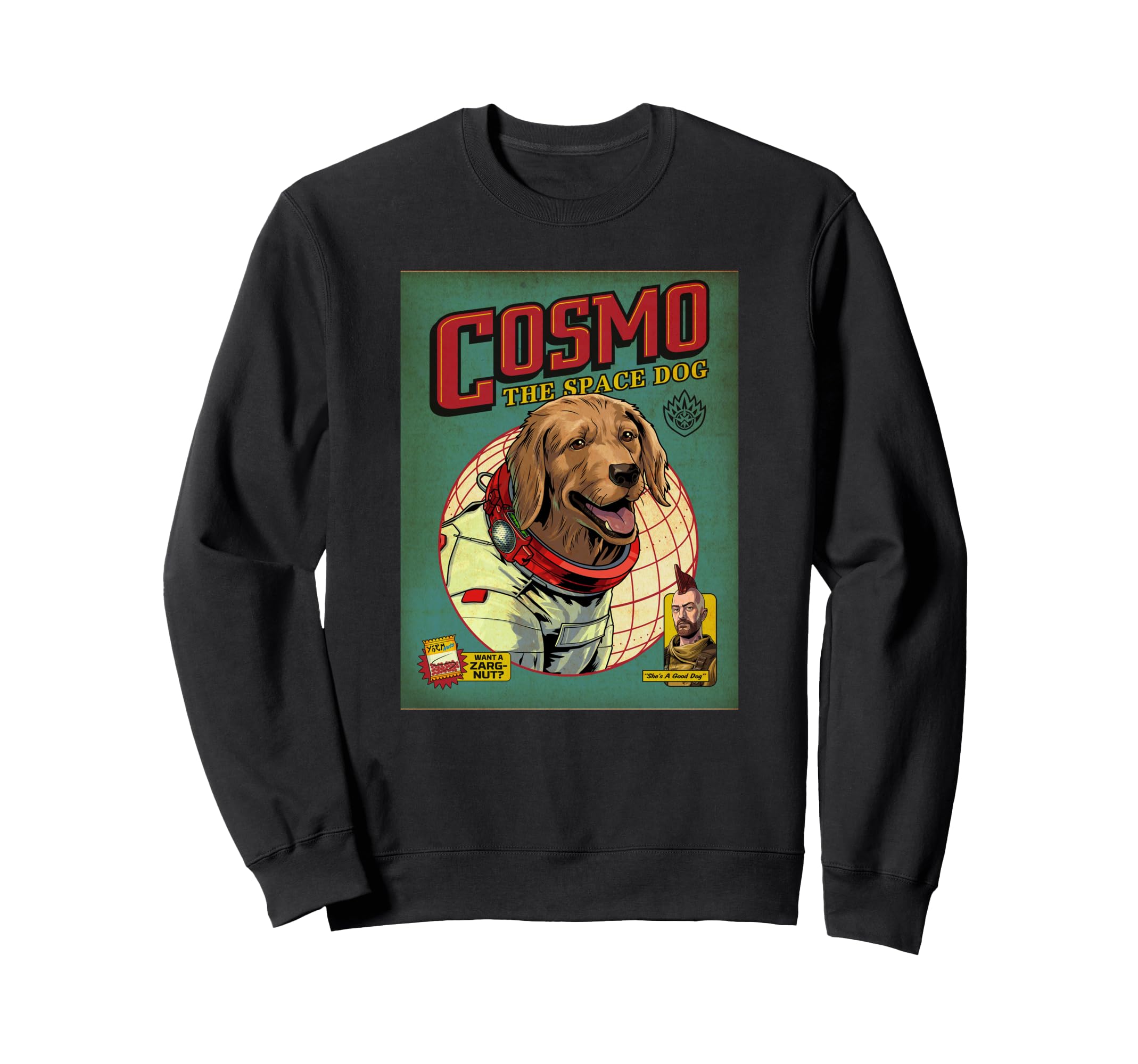 

Marvel Guardians of the Galaxy Vol. 3 Cosmo Comic Cover Sweatshirt