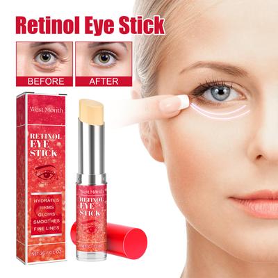 Retinol Eye Stick , Targets Dark Circles, Puffiness, Aging, Wrinkles, Eye Bags, Fine Lines , 0.5% Retinol Eye Balm, Eye Brightener, Under Eye