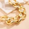 Exaggerated Big Thick Chain Short Choker Necklace for Women Trendy Statement Collar on the Neck Accessories 2026 Fashion Jewelry