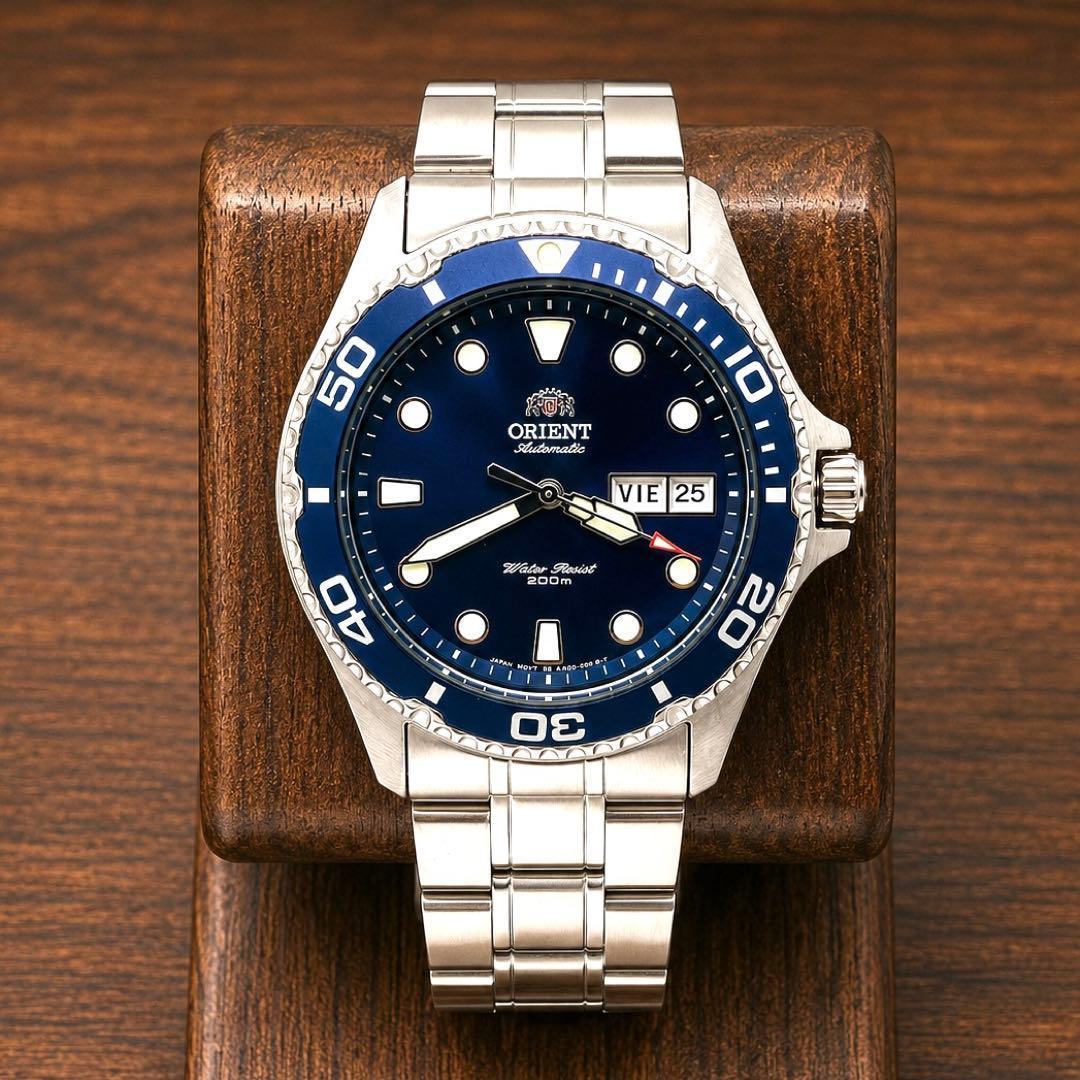 ORIENT Automatic Diver 200m Blue Full Set