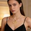 Unique Cultural Jewelry African Map Egyptian Queen Necklace Featuring Stainless Steel Pendant Design For Men Women