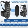 Cienfy Back Spine Protector Anti-Fall Protective Gear for Snowboarding, Skateboarding, Skating and Skiing