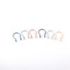 1pcs C Shaped Fake Nose Ring Hoop Septum Rings Stainless Steel Nose Piercing Fake Piercing Oreja Pircing Jewelry  Hot New