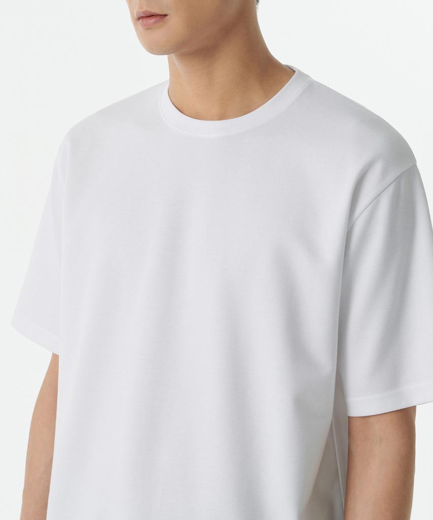 Musinsa Standard Optimal Relaxed Crew Neck T-Shirt [White]