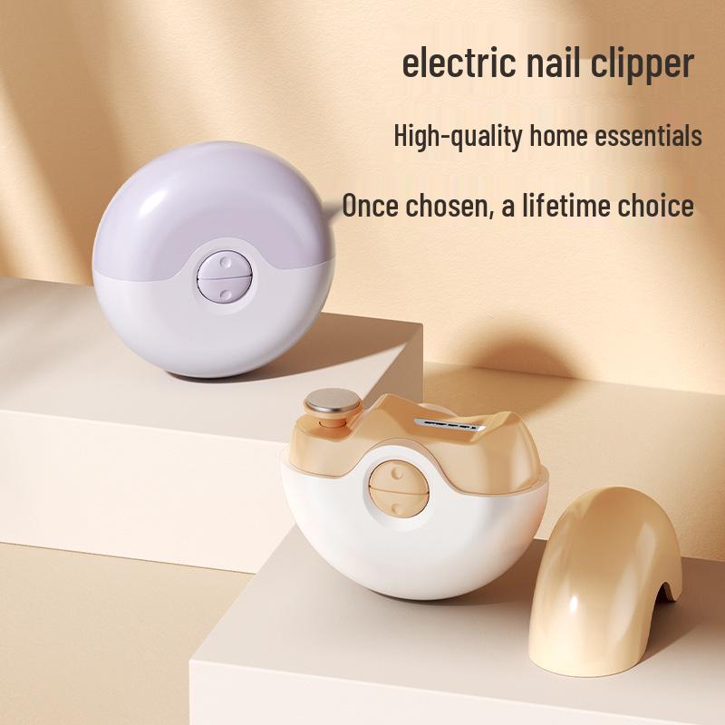 

Electric Automatic Nail Clipper & Grinder: Safe All-in-One Manicure Device for Kids & Seniors чёрный