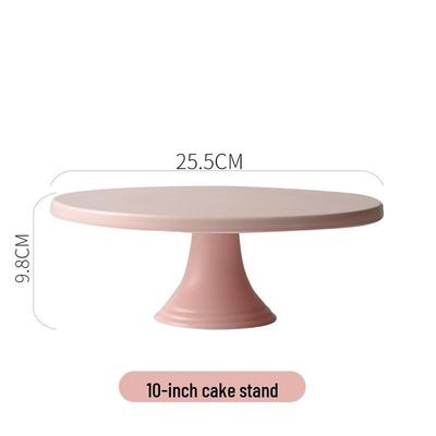 High-Foot Ceramic Cake & Dessert Tray