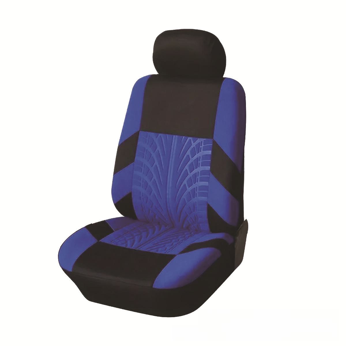 

Универсальный комплект чехлов для сидений автомобиля Four Seasons с прессованным цветочным узором из ткани - 9 предметов Universal