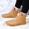 New Parent-child Winter Boots Men and Women Snow BareFoot Outdoor Non-slip Warm Fur Casual Boys/girls Sneakers Kid's Ankle Boots
