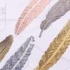 Ethnic Style Feather Pendants Bookmark Retro Bookmark Metal Feather Bookmark  Photography Tools