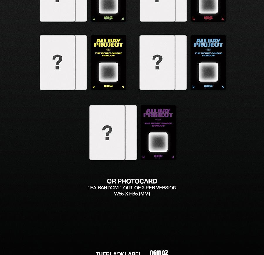 (CARTOON Ver.) ALLDAY PROJECT [FAMOUS] THE DEBUT SINGLE ALBUM