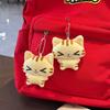 Vintage Cartoon Cat Plush Toy With Pp Cotton Filling For Kids And Collectors