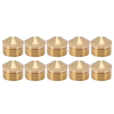 10pcs Brass Misting Nozzles Fog Sprinkler Head for Factory Site Coal Mine Garden Lawn Cooling System G3 4 Inch