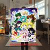 Japanese anime cute cartoon theme Sailor Moon Tsukino Usagi blanket suitable for home beds, sofa covers, office nap, outdoor warm blankets O14