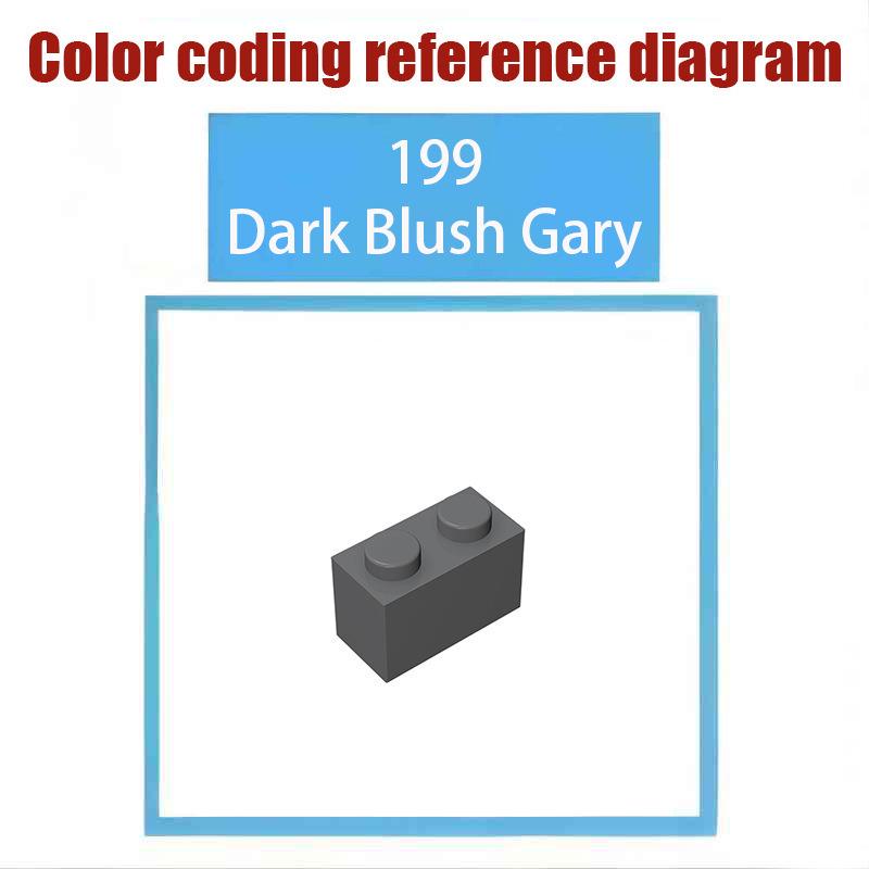 50g MOC 6182 Small Particle Interlocking Building Blocks: 1x4x2 Arch Brick Spare Parts Standard