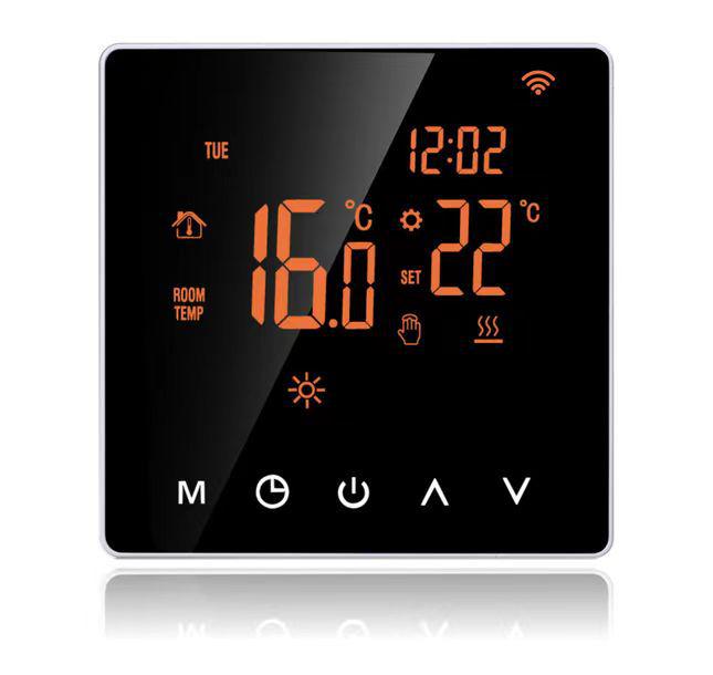 

Graffiti Thermostat Remote Control App for Electric Floor Heating & Wall-Mounted Boiler with Programmable Temperature Adjustment.