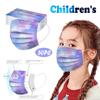Children's Disposable Tie-dye Starry-sky Printed Mask Disposable Face Mask Ear Loop Mask 50PCS