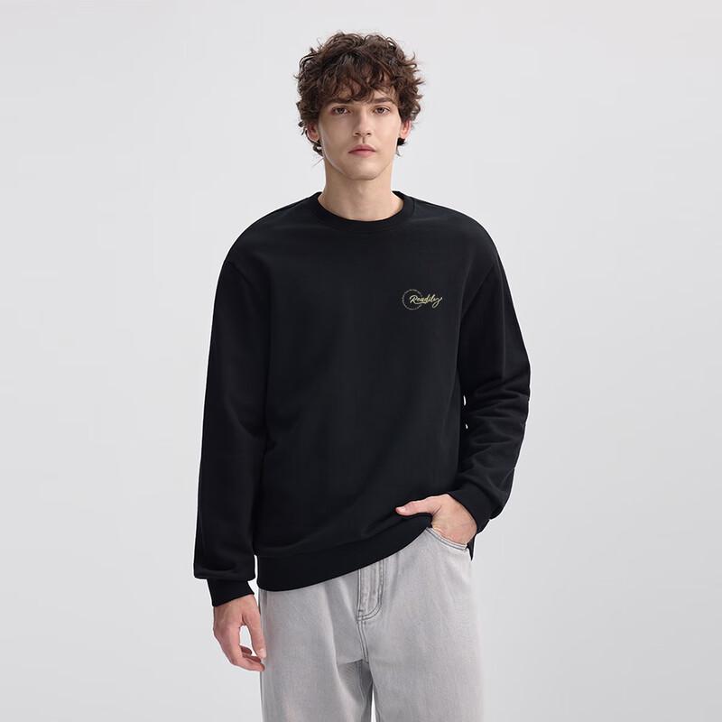 

FivePlus Men s Casual Pure Cotton Round Neck Sweatshirt 3XL