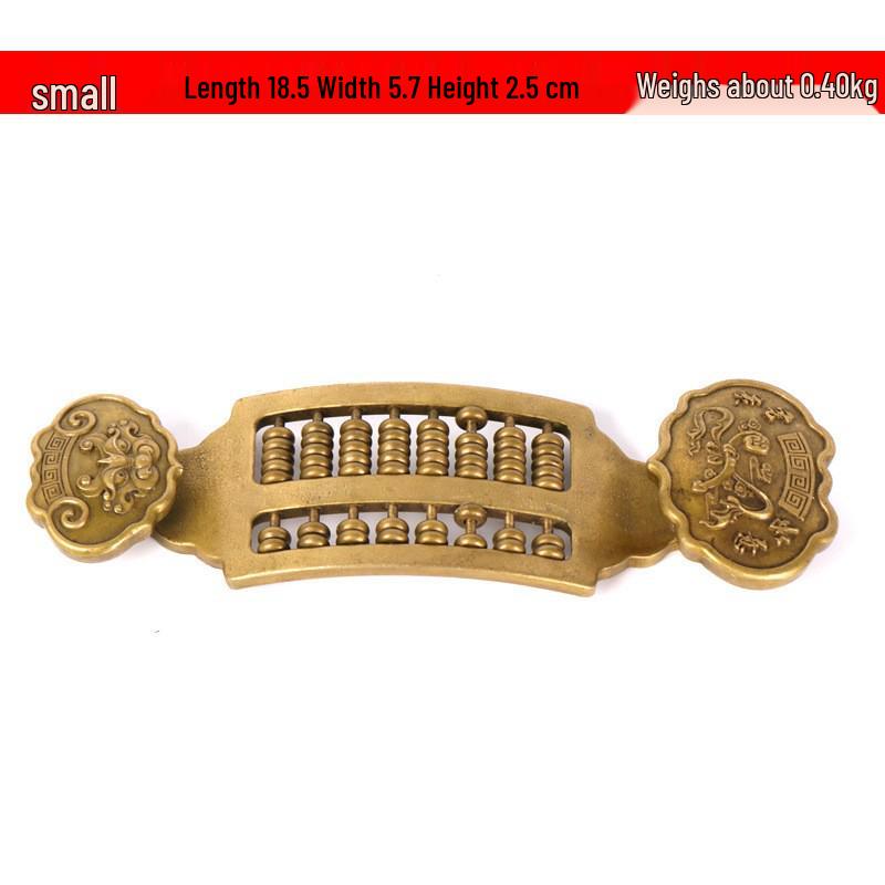 Copper Ruyi Abacus Ornament for Auspicious Wishes