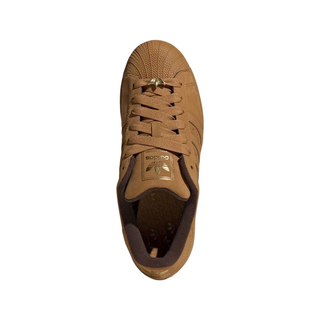 adidas Originals Superstar 2 Skateboard Shoes Unisex Brown KJ3546