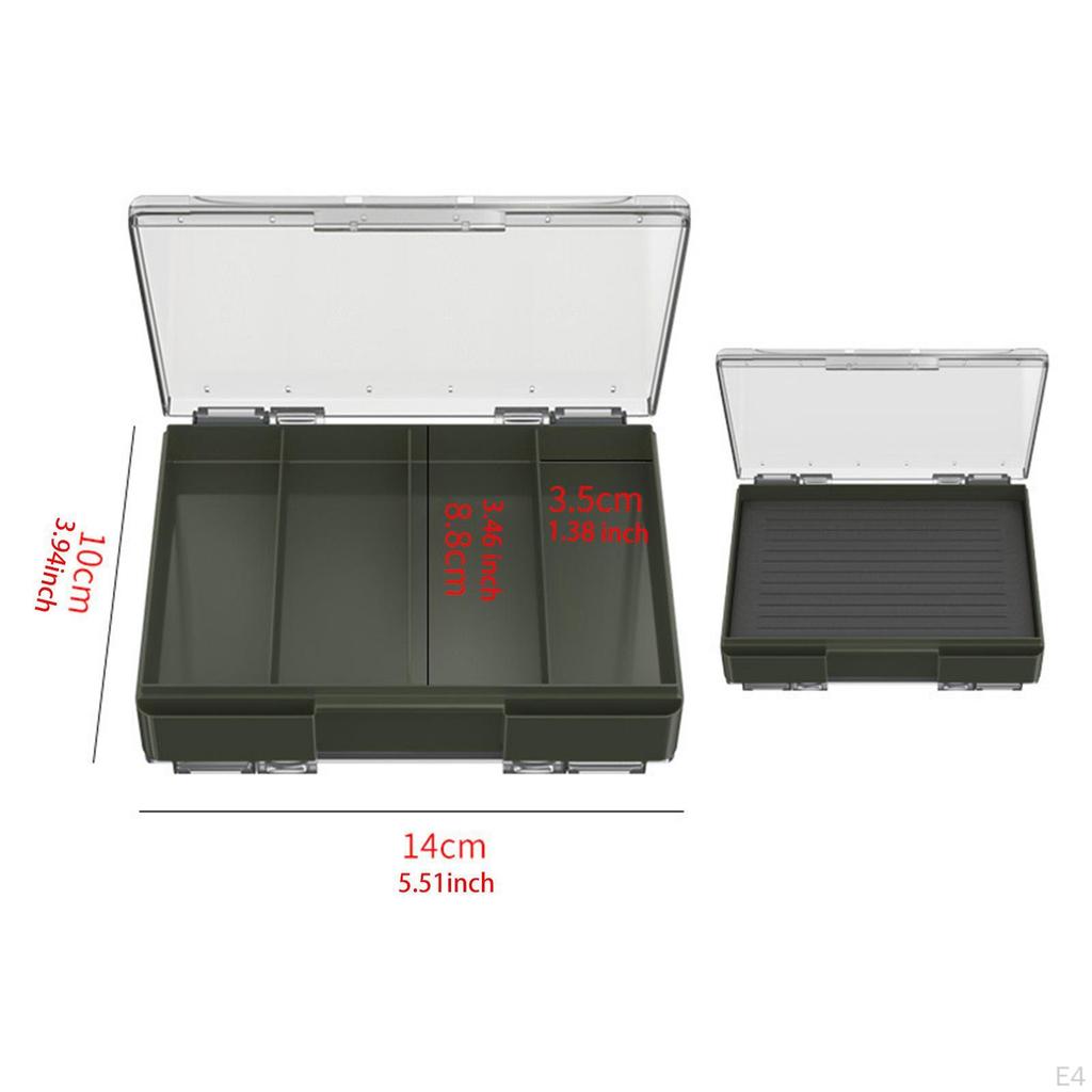 Cutie Organizator cu Secțiuni Ajustabile pentru Jiguri Cârlige Apă Dulce Apă Sărată