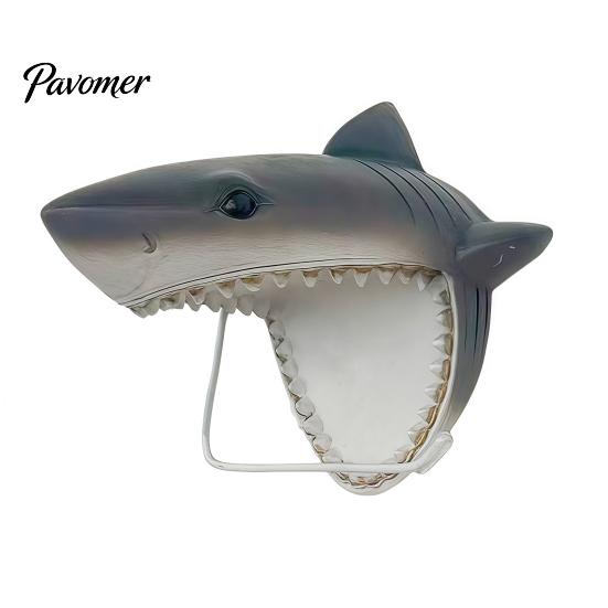 Funny Shark Tissue Holder Ocean Toilet Paper Holder, Turtle/Octopus/Shark Shape, Wall Mount Space Themed Home Decor Saving Resin Organizer,