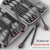 20-Piece 3/8 Extended Metric & Imperial Hex Socket Screwdriver Set with Mid-Fly Internal Hex Bits & Wrench Tools