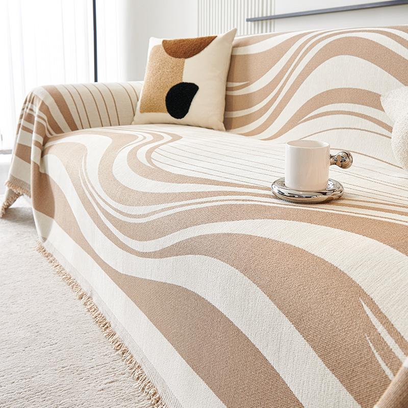 Chenille Soffhandduk Fyra Säsonger Universal Allomfattande Soffskydd Dammskydd Enkel Sofföverdragstyg Repskyddande