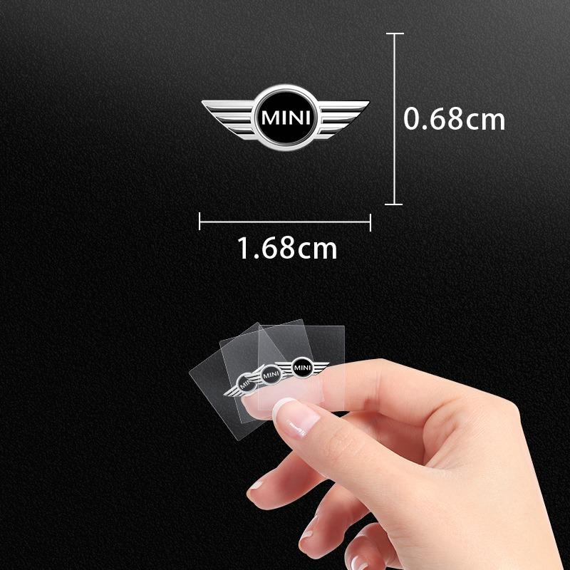 2/5/10 Stück Auto Logo Aufkleber Mittelkonsole Aufkleber Autozubehör Für BMW Mini Cooper F54 F55 F56 R56 R60 SONE Roadster Clubman Coupé