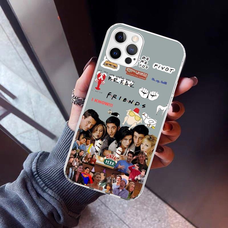 Friends Tv Show Funny Family Phone Case For iPhone 17 Air 16 15 Pro Max 14 Plus 13 Mini 12 11 Cover 7 8 SE Silicone Shell Print