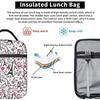 Lunch Bags  Eiffel Tower Lunch Box for Men Women Insulated Reusable Portable Lunch Tote Adults Lunch Bag for Office