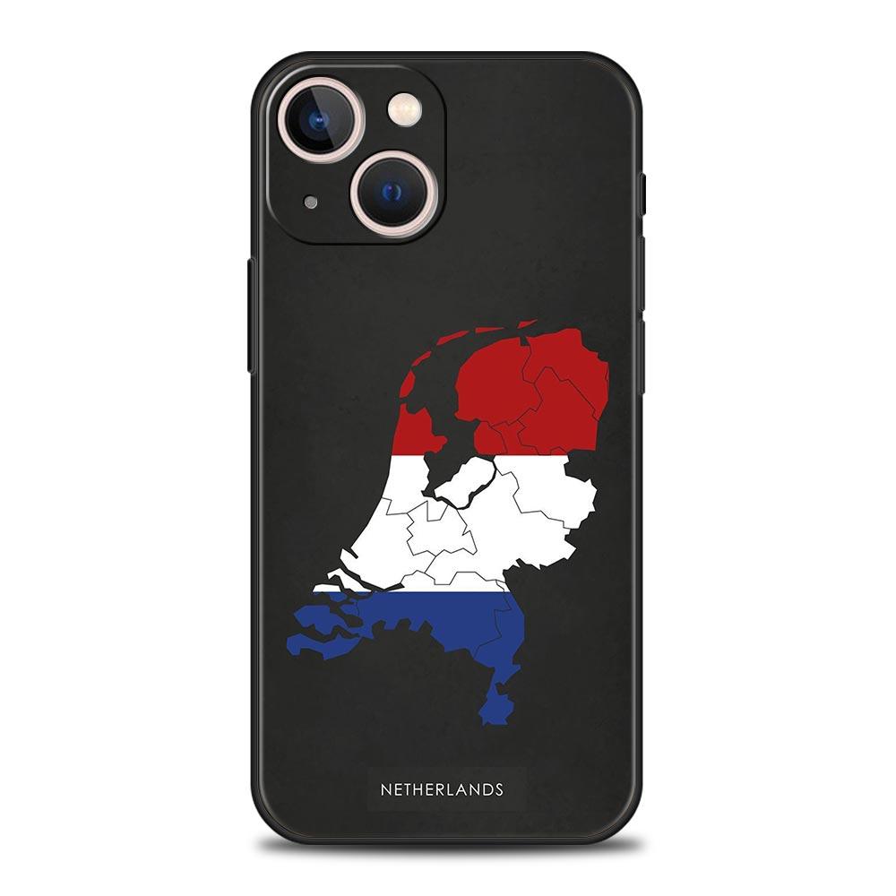 

Phone Case For iPhone 17 16e 15 14 13 12 11 Pro Max SE 7 8 Plus Shell iPhone 16 Soft TPU Cover Dutch flag iPhone 14