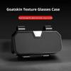 New Car Sunglasses Case Multifunctional Storage Box Goatskin Alasses Case For Cadillac Escalade CTS ATS SRX STS XT5 XT6