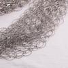 Elliptical Metal Interlocking Cross Rings Chain for DIY Jewelry Crafting