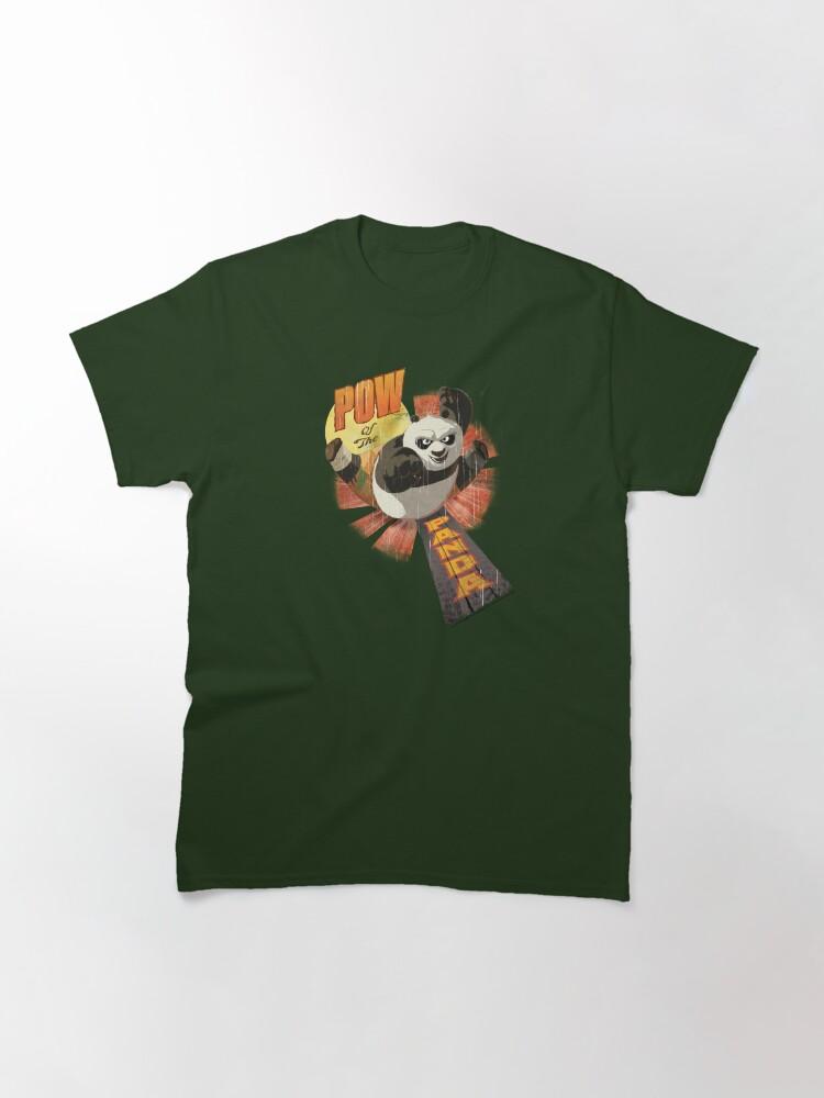 Kung Fu Panda Kung Fu Panda Pow Of The Panda Action Pose Portrait Classic T-Shirt
