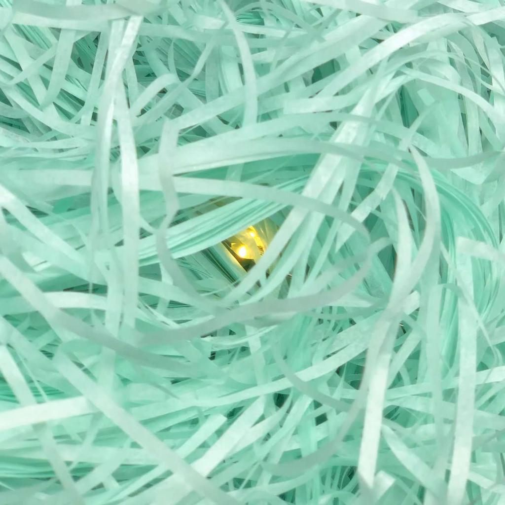 Raffia Gift Box Filler: Shredded Paper Silk with Glitter for High-End Gift Decoration
