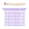 1Set Drill Chucks Adapter Mini Drill Chucks For Dremel Chuck Adapter Micro Collet Brass For Power Rotary Tool