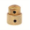 1PC 2 In 1 Dual Concentric Tone Volume Blend Control Knobs Domed Metal Volume Speed Control Knobs For Electric Guitar Bass