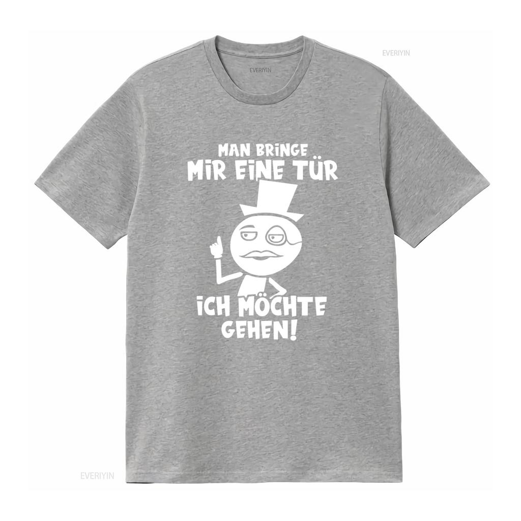 T Shirt Unisex Bring Me A Door I Want To Go Fun Saying Print Vintage Graphic Breathable Stylish Versatile
