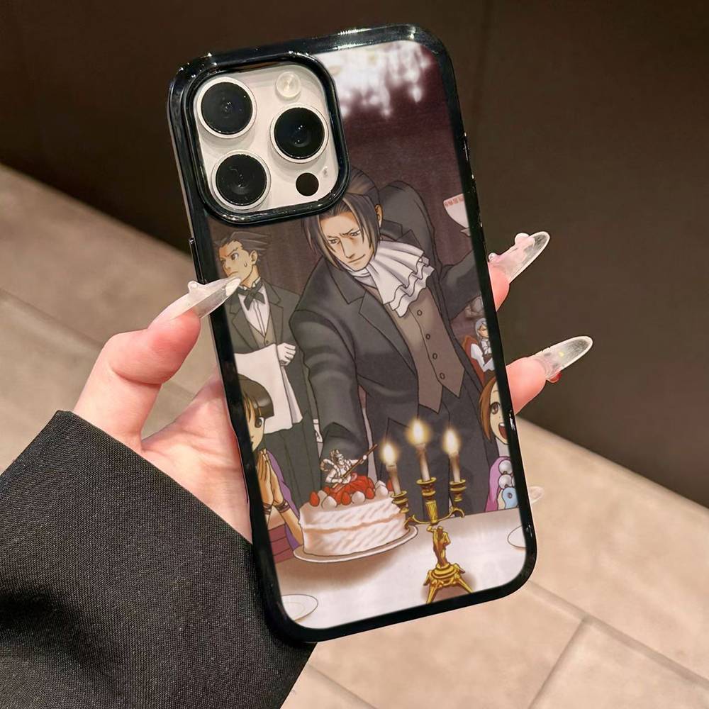Classic Game Ace Attorney Phone Case For IPhone 17 16 15 14 13 Plus 12 11 Pro Max PC+TPU Cases Back Cover