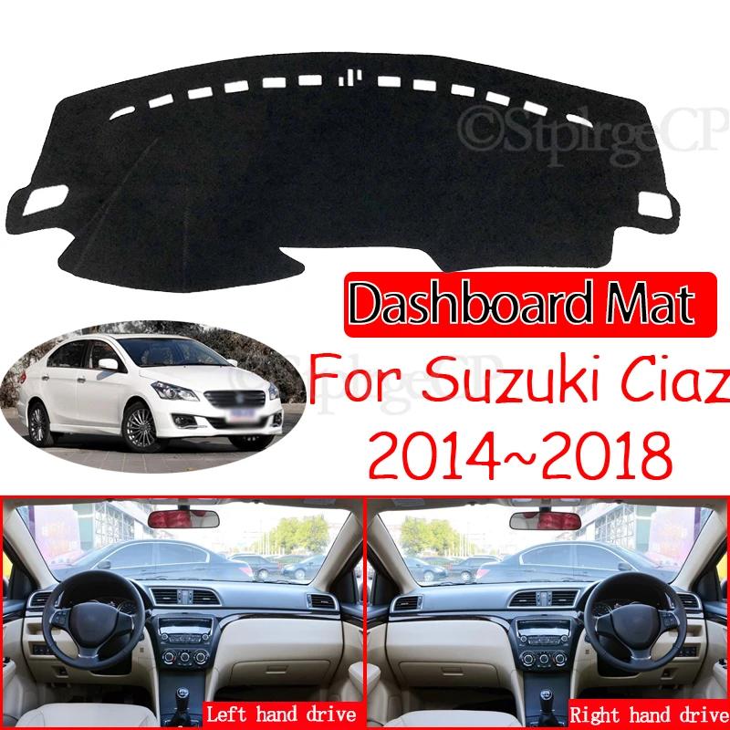 Anti-Slip Mat Dashboard Cover Pad Sunshade Dashmat Protect Car Accessories for Suzuki Ciaz 2014 2015 2016 2017 2018 Maruti Sport