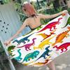 Cartoon Dinosaur Beach Towel Microfiber Quick Dry Swimming Pool Towel Super Soft Bath Towels for Men Women Gift Gym Sport Travel