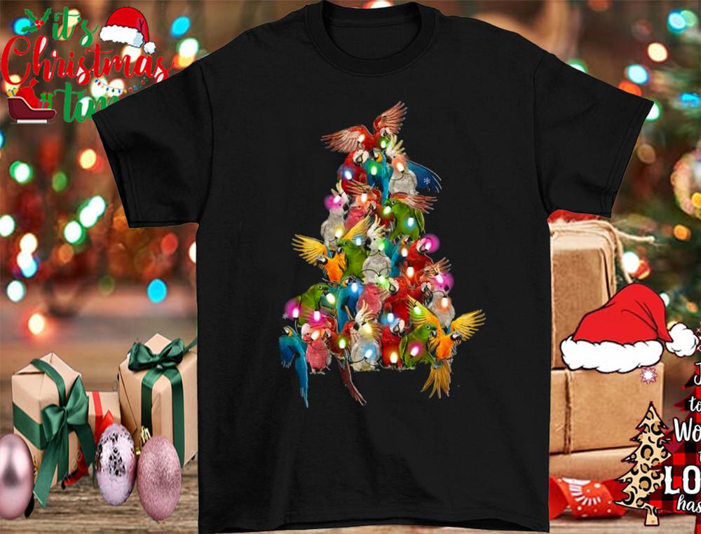 

Gift Jimmy Buffett Parrot lights Christmas tree Christmas Holiday S-4XL TT2631 Unisex T-Shirt S