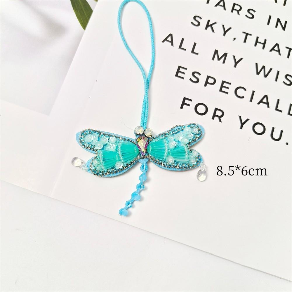 Beaded Patch For Embellishing Bag Clothing Lanyard Sequin Rhinestones Butterflies Snakes Seashell Conch Pearls Tassels Keychain